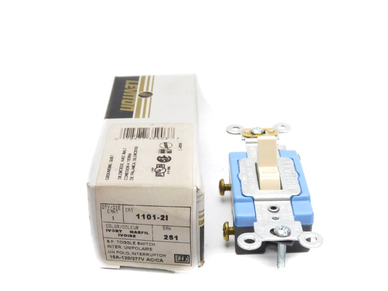 LEVITON 1101-2I 120/277VAC 15A NSMP