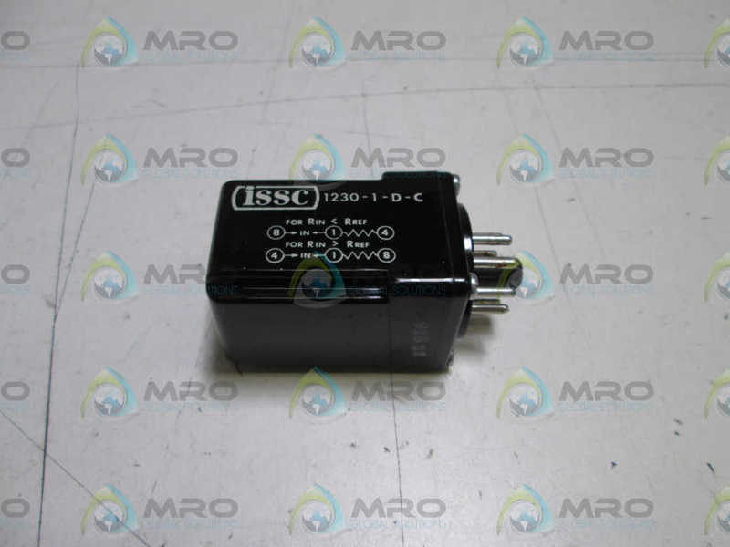ISSC CONTROL RELAY 1230-1-D-C  UNMP