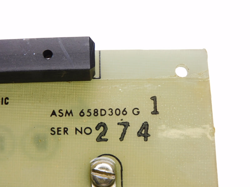 GENERAL ELECTRIC 658D306G1 UNMP