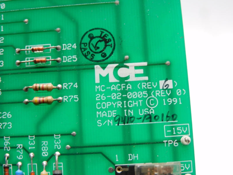 MCE MC-ACFA 26-02-0005 REV. 6 UNMP