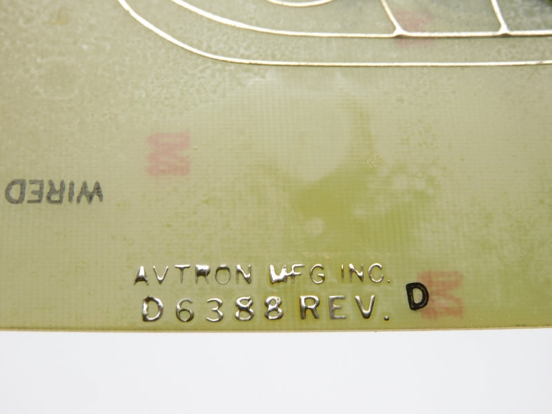 AVTRON D6388 REV. D UNMP