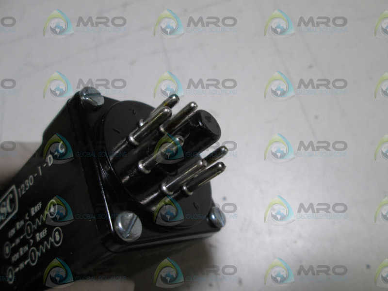ISSC CONTROL RELAY 1230-1-D-C  UNMP