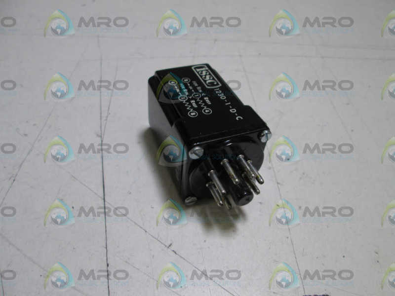 ISSC CONTROL RELAY 1230-1-D-C  UNMP