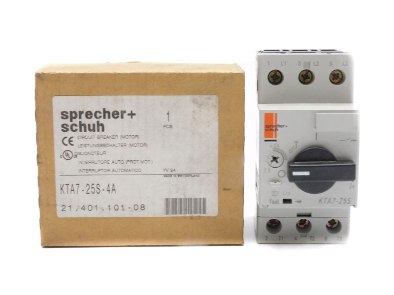 SPRECHER+SCHUH KTA7-25S-4A 690V 2.5-4.0A NSMP