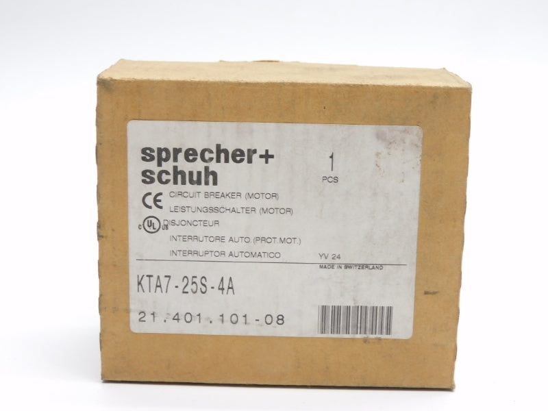 SPRECHER+SCHUH KTA7-25S-4A 690V 2.5-4.0A NSMP