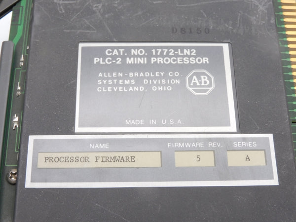 ALLEN BRADLEY 1772-LN2 SER. A F/W 5 UNMP