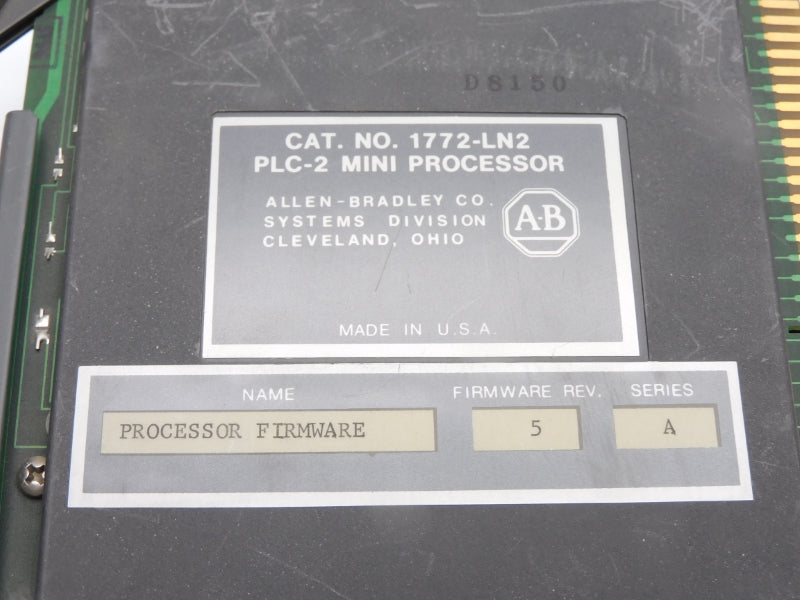 ALLEN BRADLEY 1772-LN2 SER. A F/W 5 UNMP