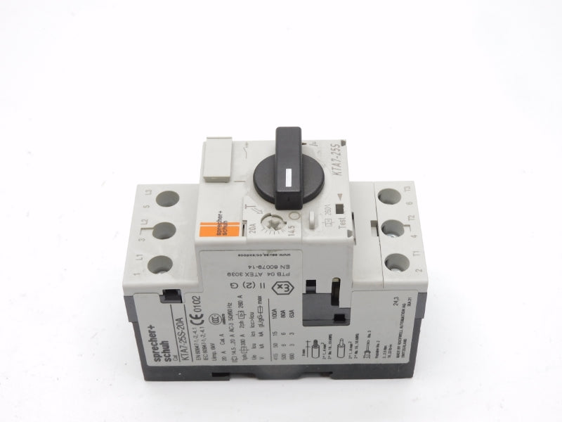 SPRECHER+SCHUH KTA7-25S-20A 690V 14.5-20A NSMP