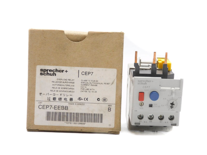 SPRECHER+SCHUH CEP7-EEBB SER. B 600V 0.2-1A NSMP