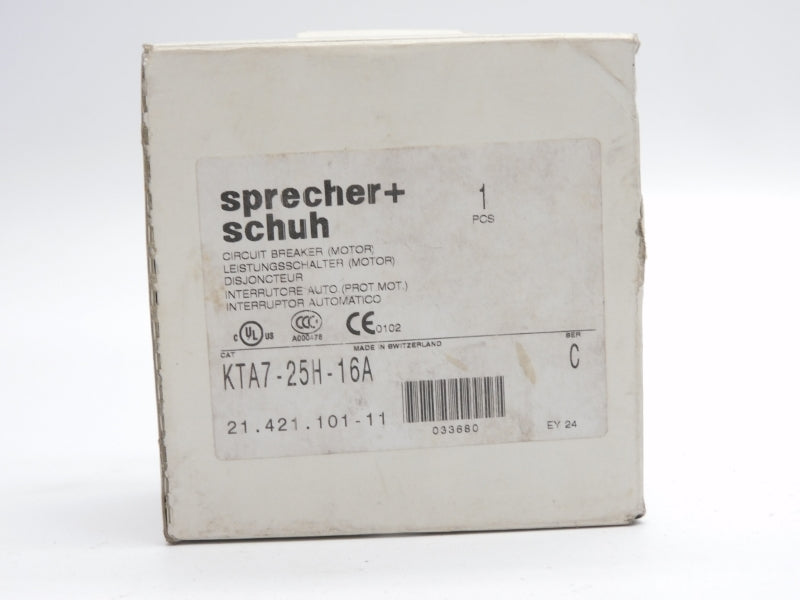 SPRECHER+SCHUH KTA7-25H-16A SER. C 690V 10-16A NSMP