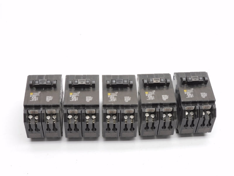 SQUARE D HOMT1515215 120/240V 15-15A (PKG OF 5) NSMP