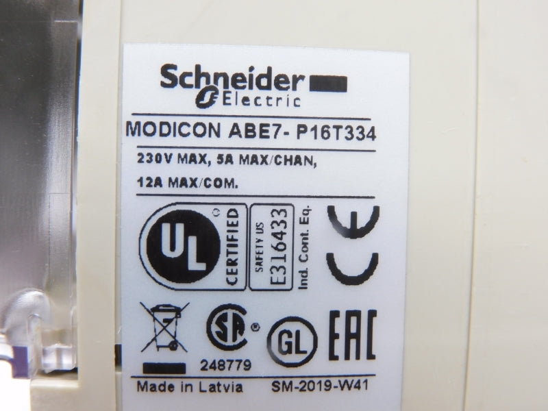 SCHNEIDER ELECTRIC ABE7-P16T334 230V 12A UNMP