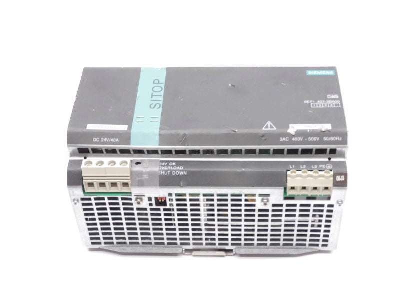 SIEMENS 6EP1437-3BA00 400-500V 2.2-1.8A (AS PICTURED) NSNP