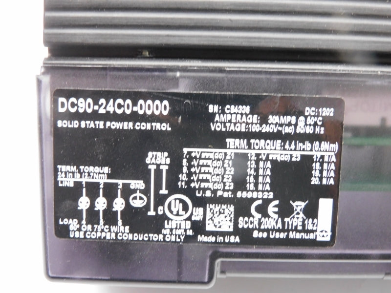 WATLOW DC90-24C0-0000 100-240V 30A UNMP