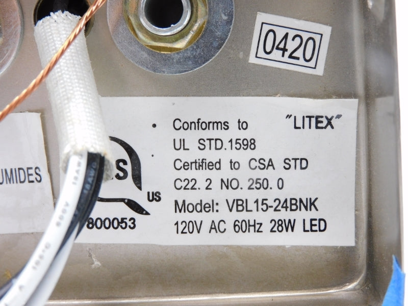 LITEX VBL15-24BNK 120VAC UNMP