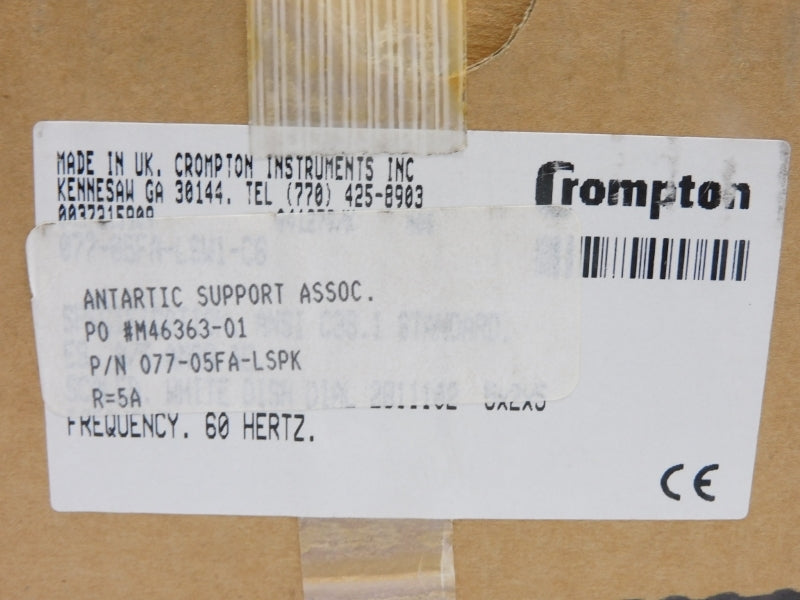 CROMPTON 077-05FA-LSPK 0-100ACA NSMP