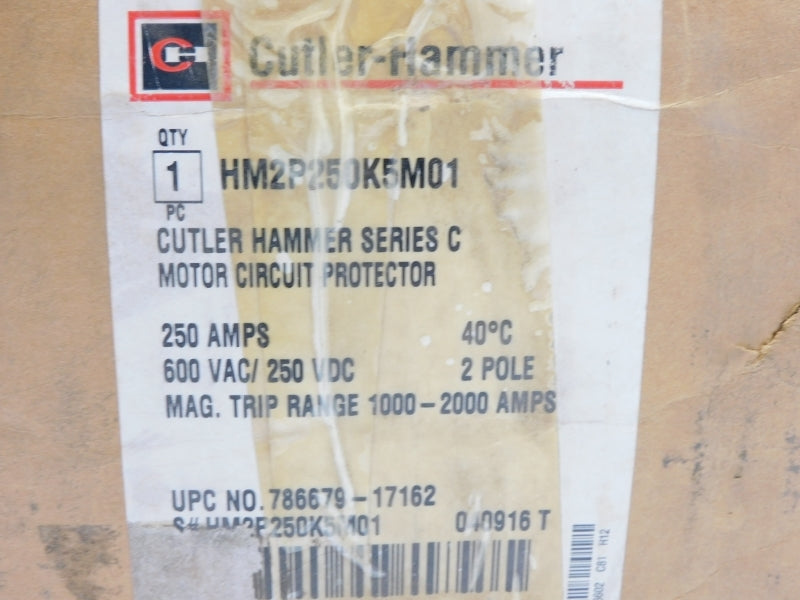 CUTLER HAMMER HM2P250K5M01 SER. C 600VAC 250A NSMP