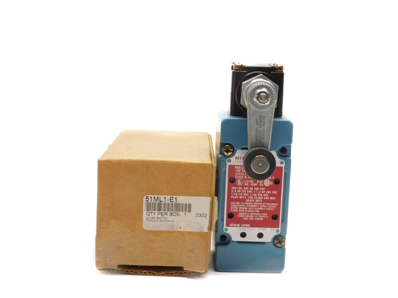 MICRO SWITCH 51ML1-E1 600VAC 20A NSMP