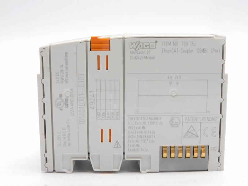 WAGO 750-354 24VDC UNMP