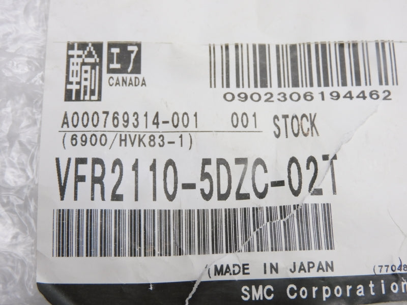 SMC VFR2110-5DZC-02T 21-26VDC 0.2-0.9MPA NSNP
