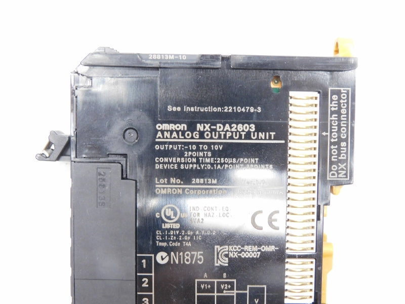 OMRON NX-DA2603 -10/10V 0.1A NSNP