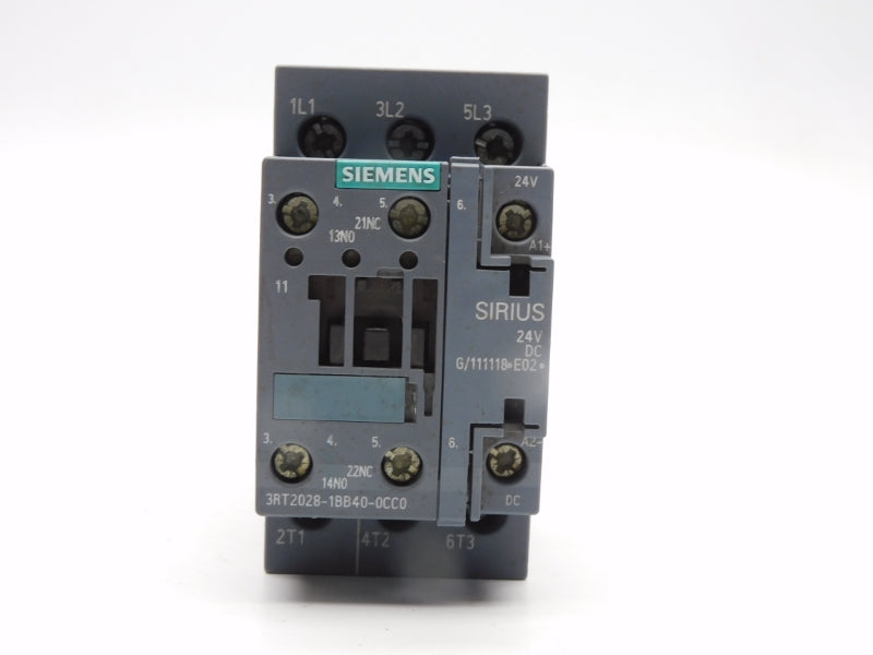 SIEMENS 3RT2028-1BB40-0CC0 24VDC UNMP