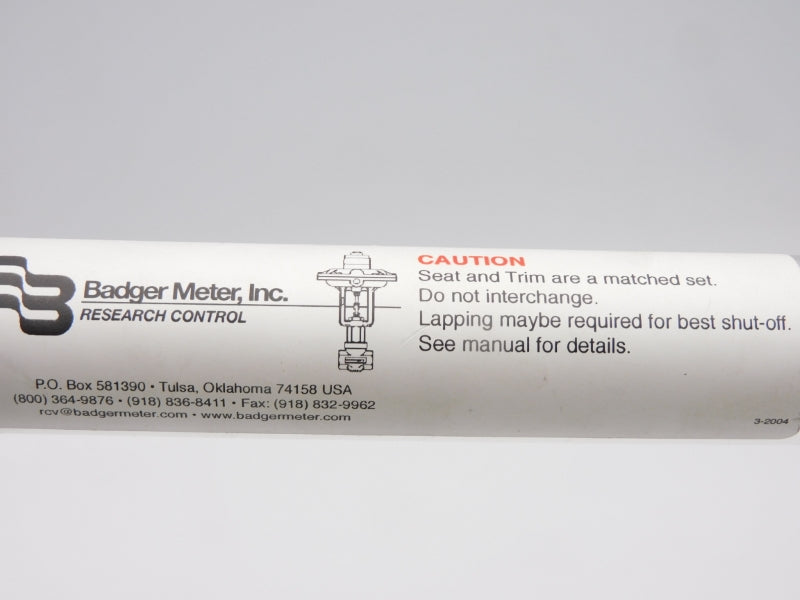 BADGER METER 3-2004 NSMP
