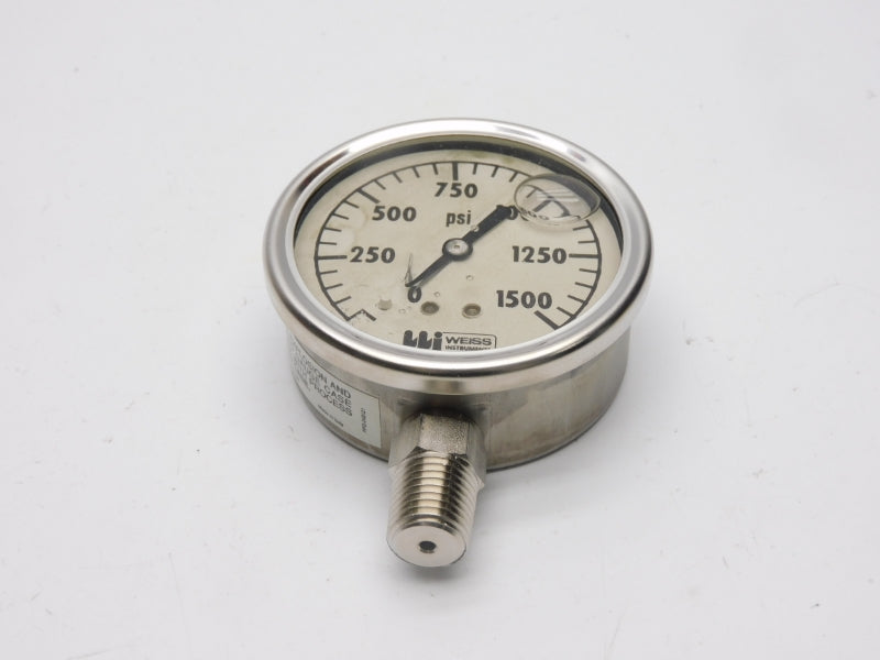 WEISS INSTRUMENTS LF25S-2 0-1500PSI NSMP