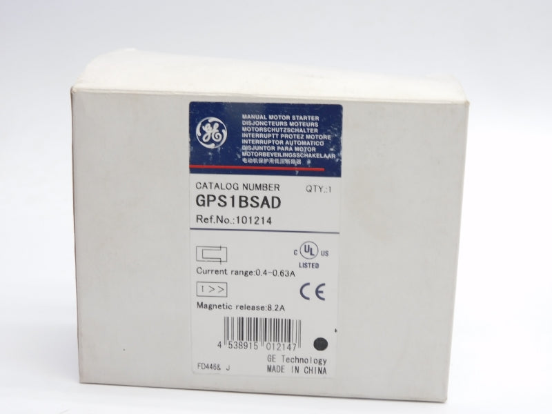 GENERAL ELECTRIC GPS1BSAD 690V 0.4-0.63A NSMP