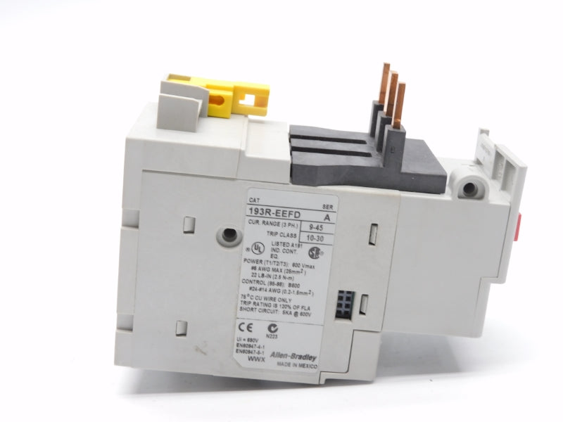 ALLEN BRADLEY 193R-EEFD SER. A 600V 9-45A (BR/WH) NSMP