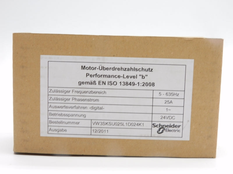 SCHNEIDER ELECTRIC VW3SKSU025LD024K1 24VDC 25A NSMP