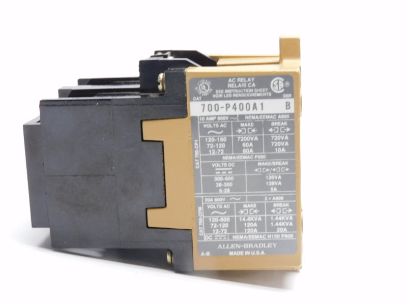 INDUSTRIAL SPARE PART 700-P400A1 SER. B 110/115-120V 10A UNMP