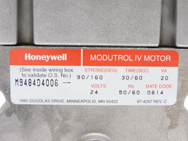 HONEYWELL M9484D4006 24V 30/60S NSNP
