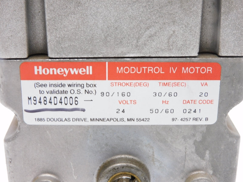 HONEYWELL M9484D4006 24V 30/60S UNMP