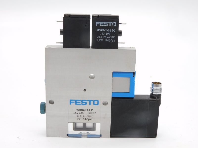 FESTO VADMI-45-P 162524 SER. RO02 20,4-26,4VDC 22-116PSI NSMP