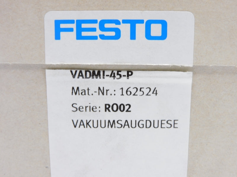 FESTO VADMI-45-P 162524 SER. RO02 20,4-26,4VDC 22-116PSI NSMP