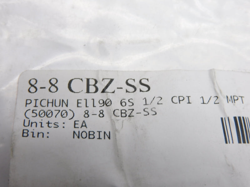 PARKER 8-8CBZ-SS 1/2"x1/2" NSNP