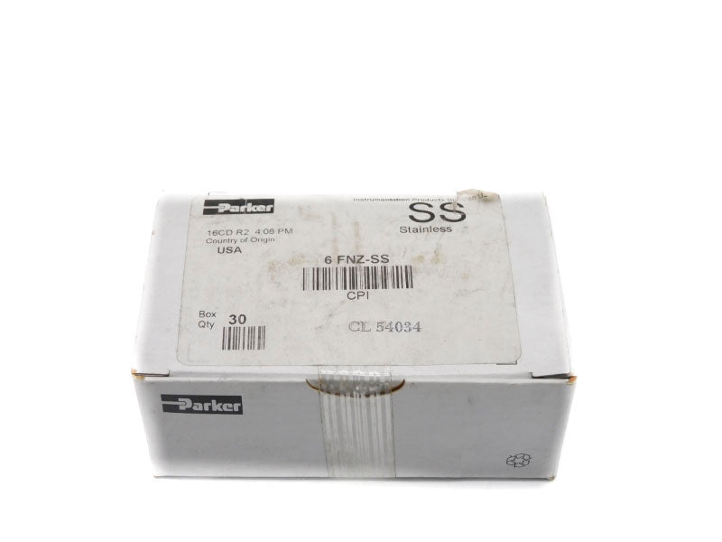 PARKER 6FNZ-SS (PKG OF 30) NSFS