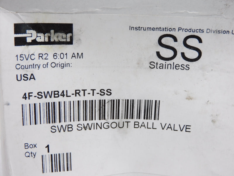 PARKER 4F-SWB4L-RT-T-SS NSFS