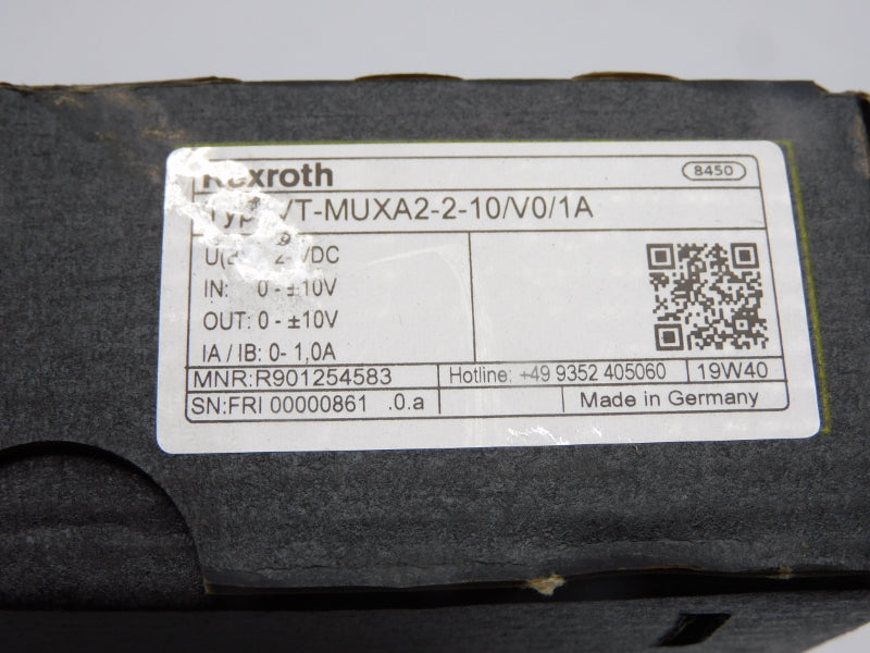 REXROTH VT-MUXA2-2-10/V0/1A R901254583 24VDC NSFS