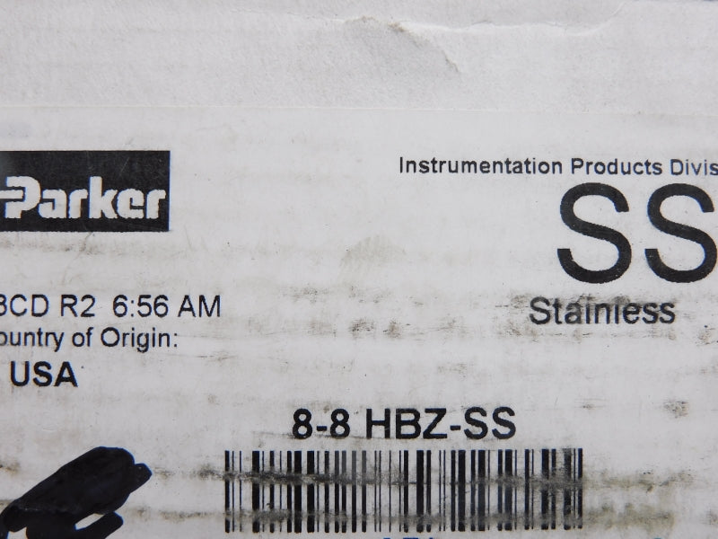 PARKER 8-8HBZ-SS NSNP
