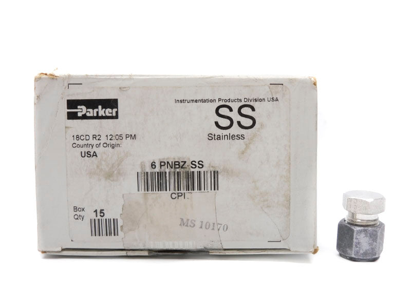 PARKER 6-PNBZ-SS (PKG OF 15) NSMP