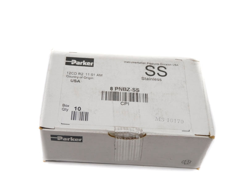 PARKER 8PNBZ-SS (PKG OF 10) NSFS