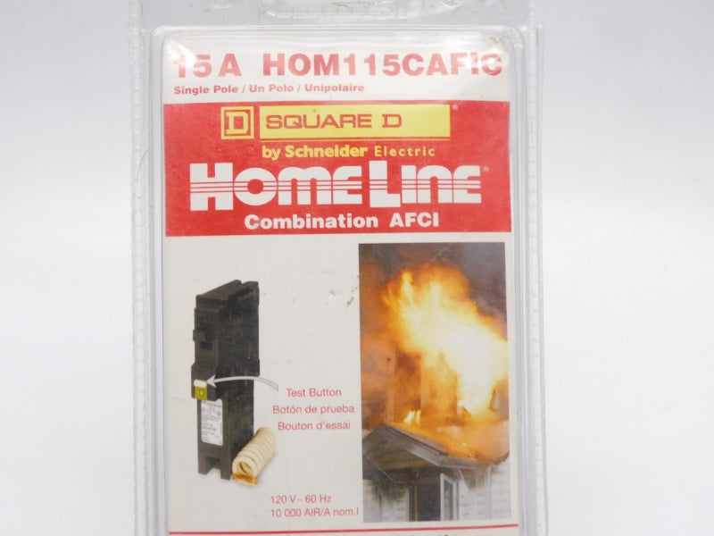 SQUARE D HOM115CAFIC 120V 15A NSMP