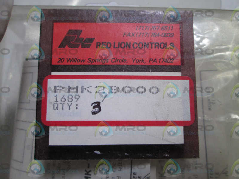 LOT OF 3 RED LION CONTROLS  PANEL MOUNT KIT PMK2B000 *ORIGINAL PACKAGE*