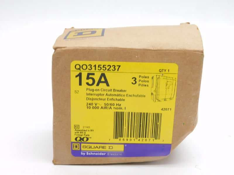 SQUARE D QO3155237 240V 15A NSMP