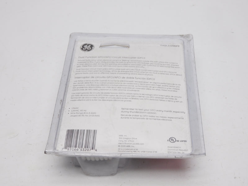 GENERAL ELECTRIC THQL1120DFP 120VAC 20A NSMP