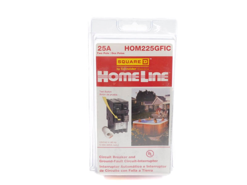 SQUARE D HOM225GFIC 120/240V 25A NSMP
