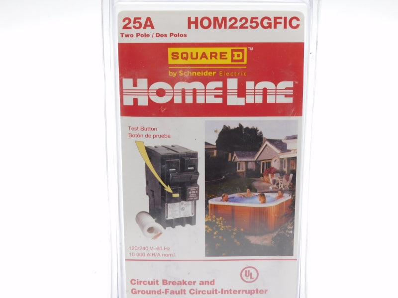SQUARE D HOM225GFIC 120/240V 25A NSMP