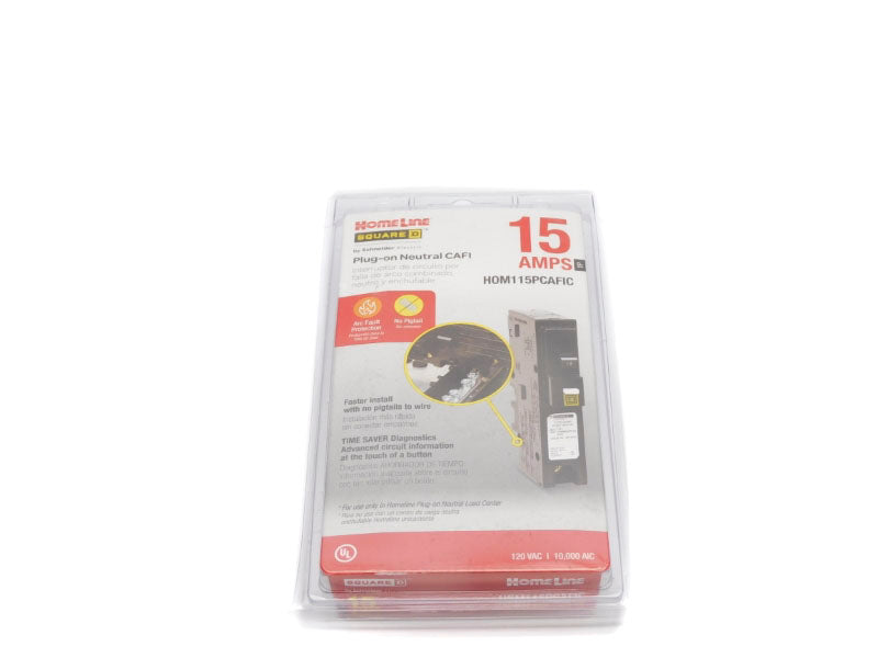 SQUARE D HOM115PCAFIC 120VAC 15A NSMP